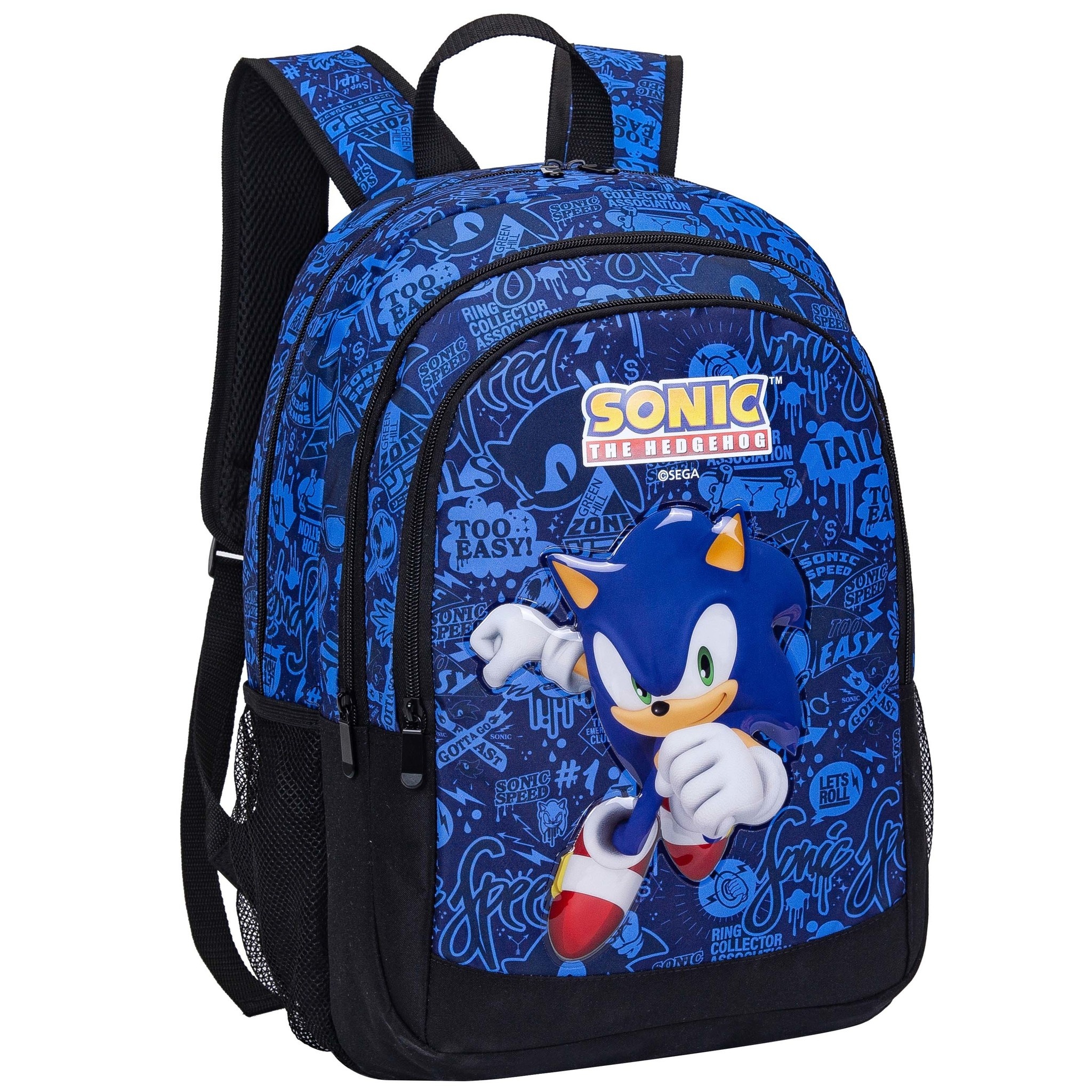 Sonic Backpack Let's Roll - 44 x 32 x 20 cm - Polyester