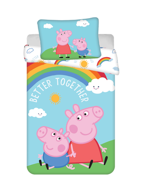Peppa Pig BABY Duvet cover, Better Together - 135 x 100 cm - Cotton