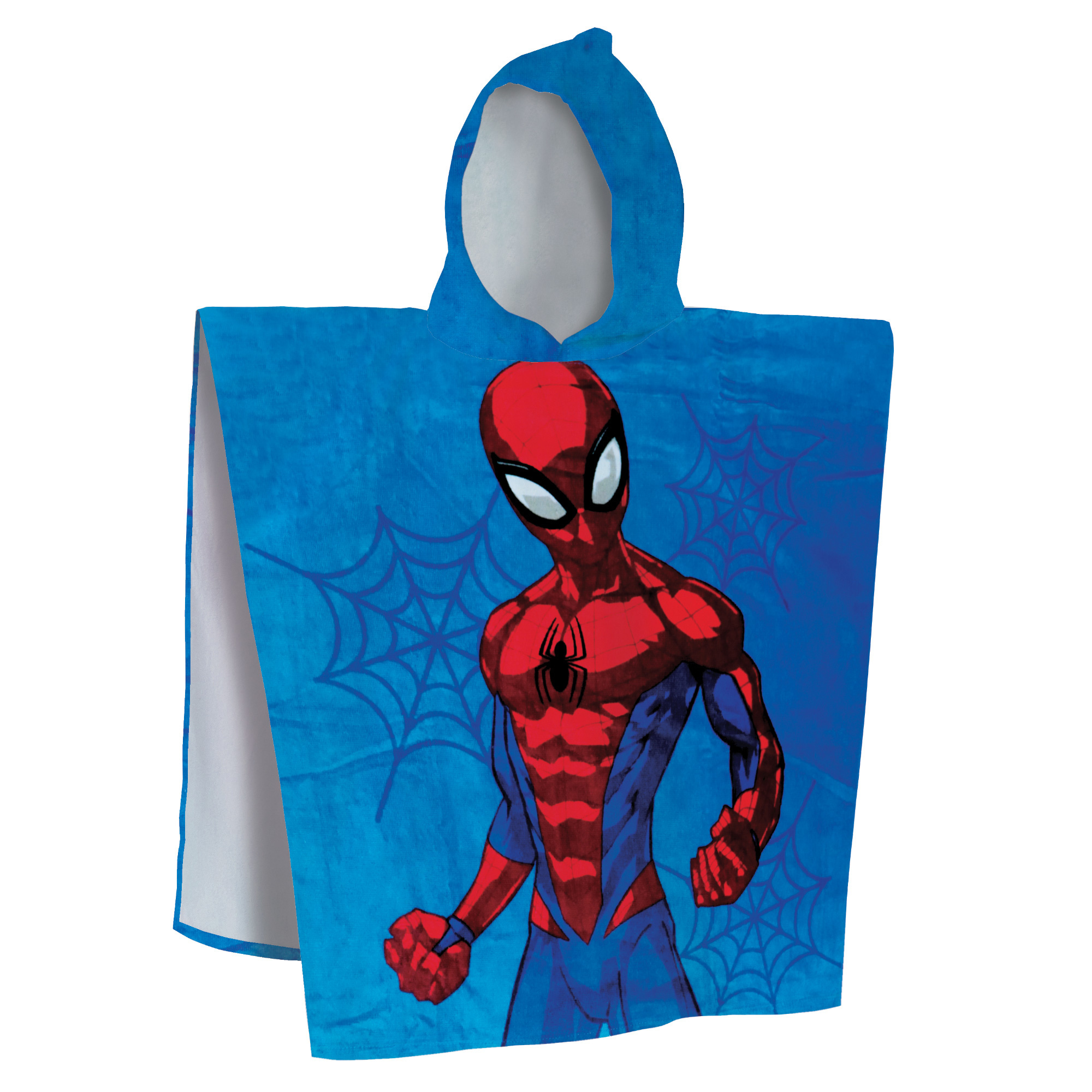 Spiderman Poncho / Badcape Hero - 60 x 120 cm - Katoen