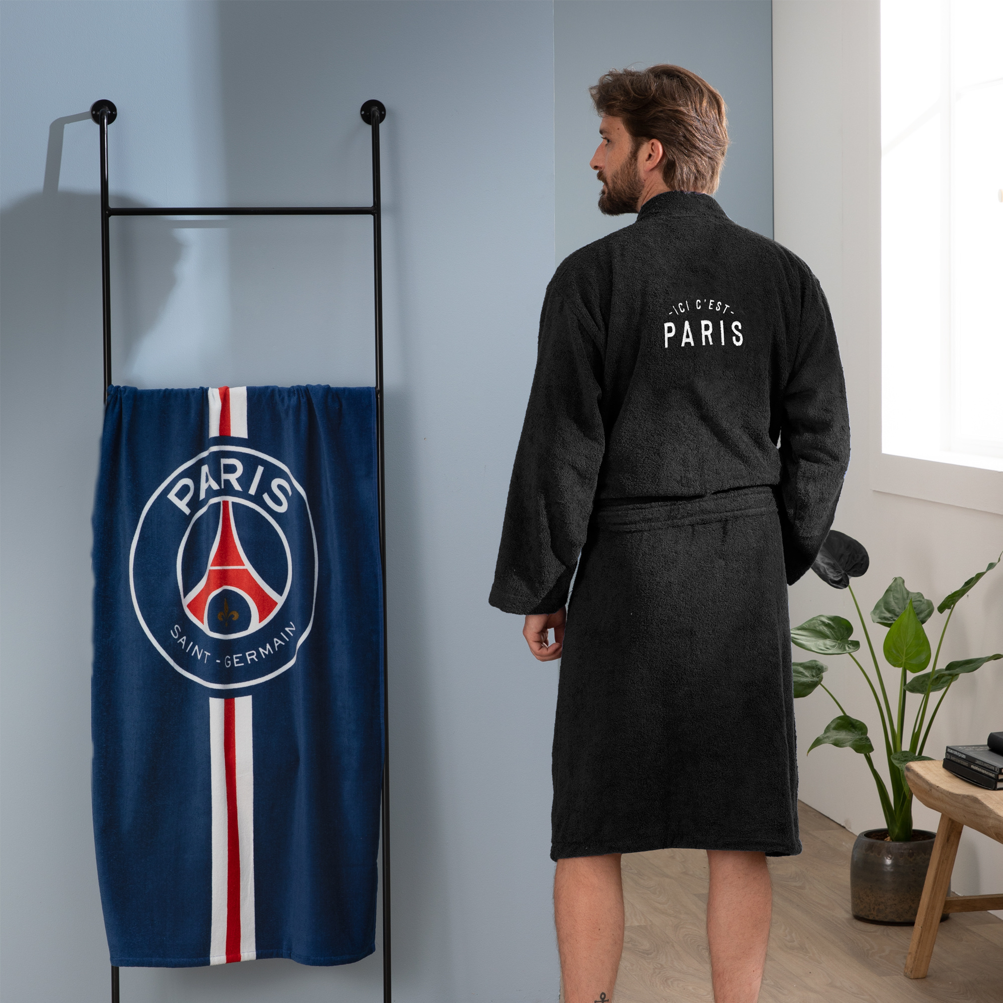 Paris Saint Germain Badjas Premium - Large - Heren - Katoen