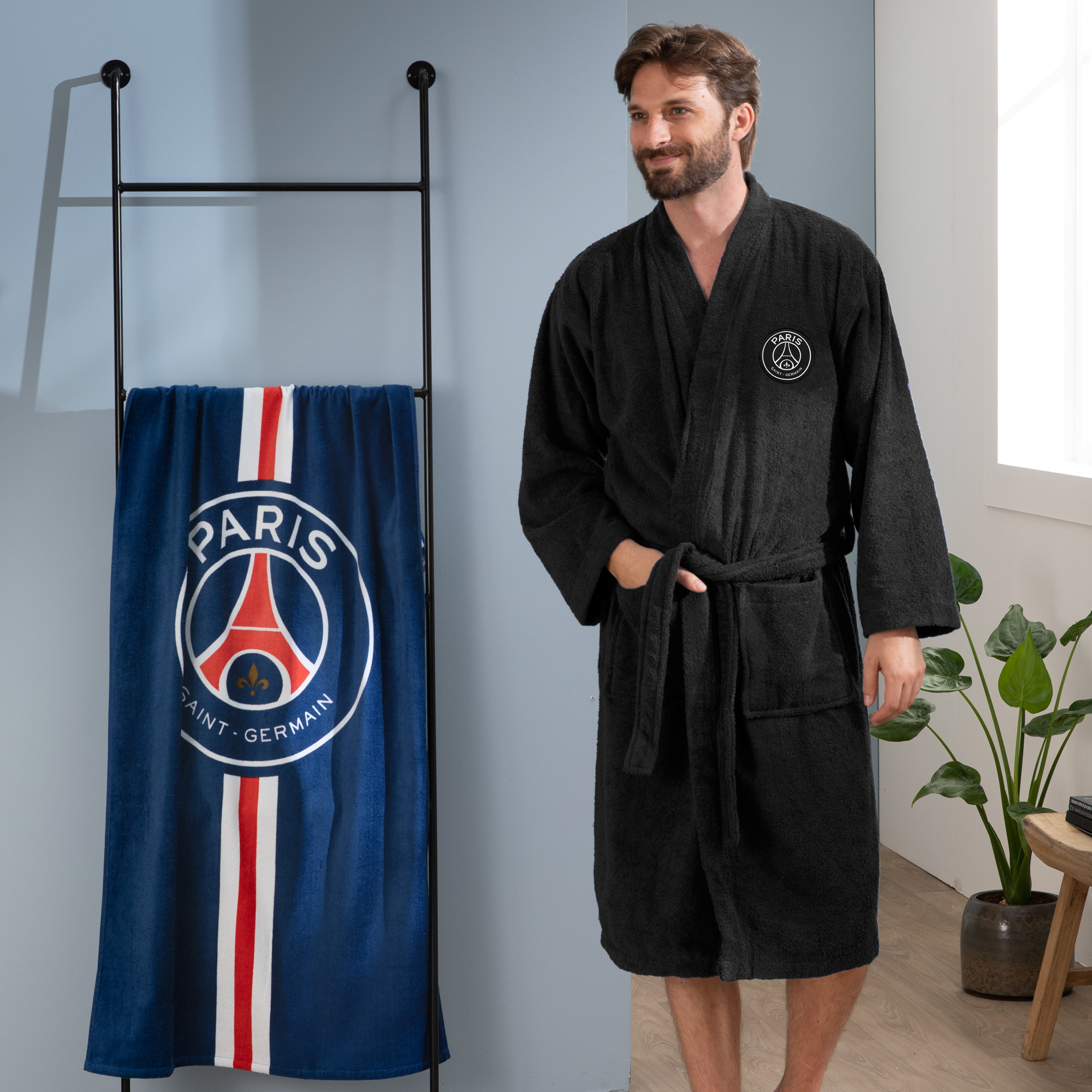 Paris Saint Germain Badjas Premium - Large - Heren - Katoen