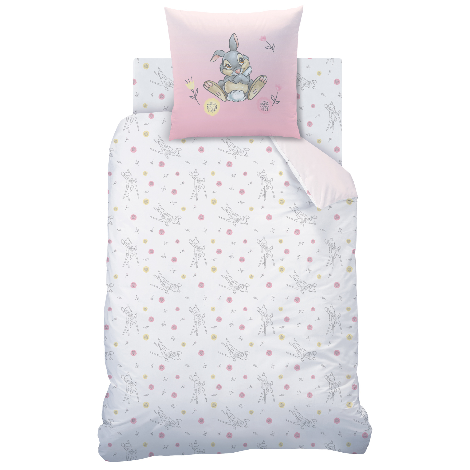 Disney Bambi Duvet cover Flower - Single - 140 x 200 cm - Cotton