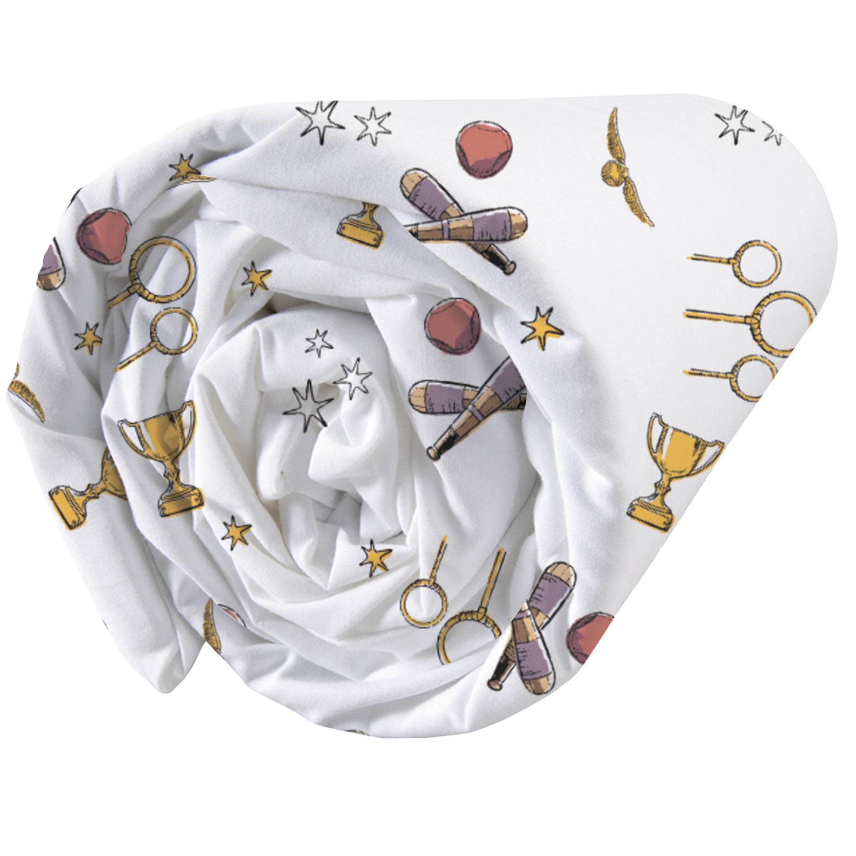 Harry Potter Fitted sheet Magical Moments - Single - 90 x 190/200 cm - Cotton