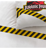 Jurassic Park Dekbedovertrek Warning - Eenpersoons - 140 x 200 cm - Katoen