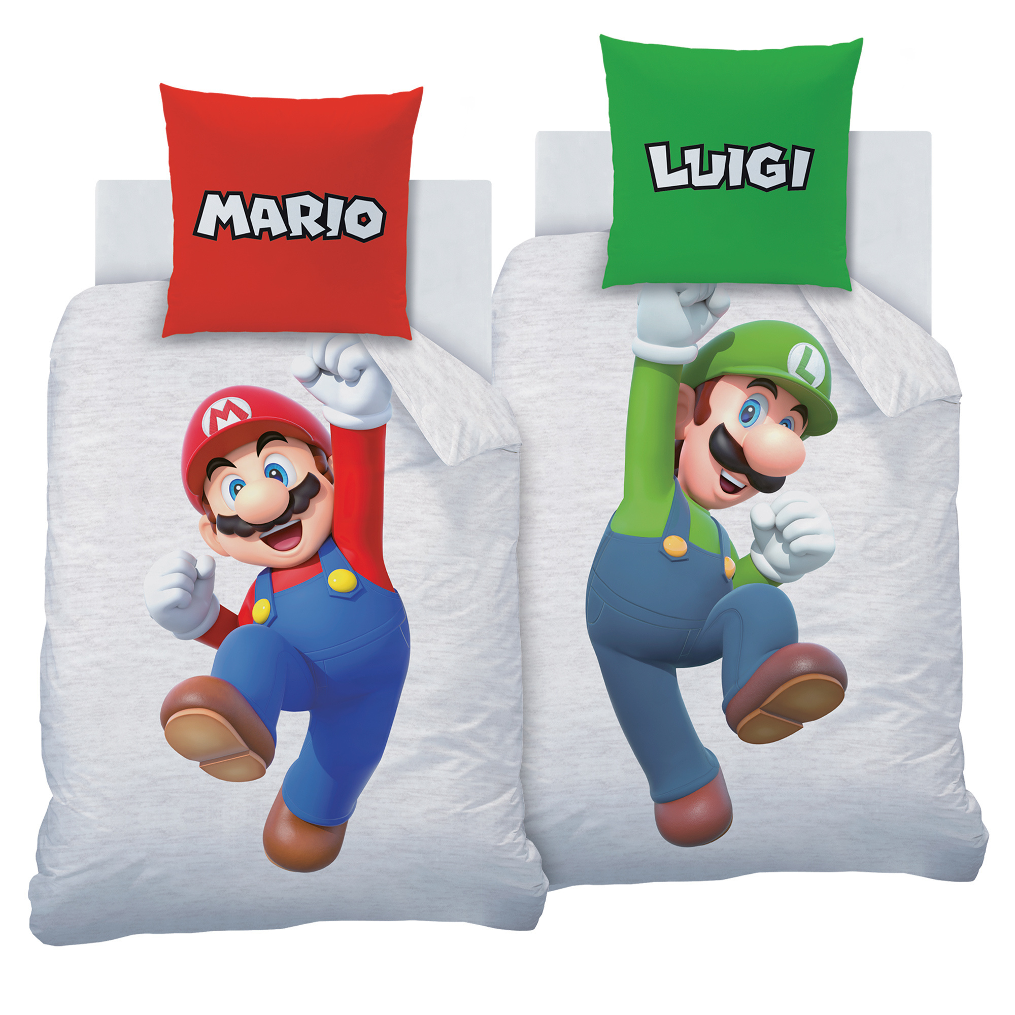 Super Mario Duvet cover Figures - Single - 140 x 200 cm - Cotton