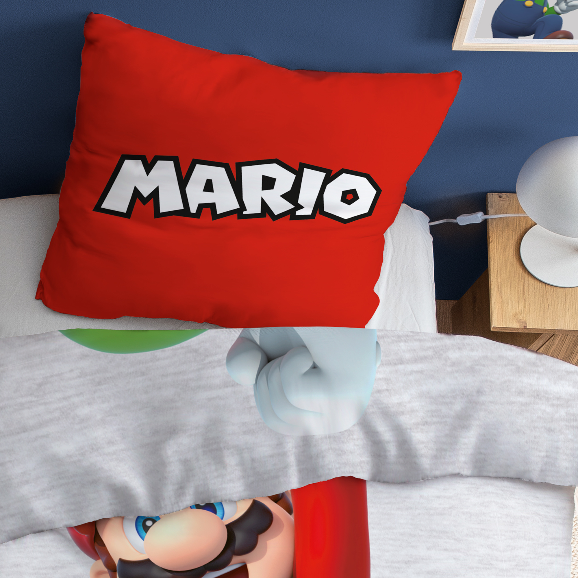 Super Mario Duvet cover Figures - Single - 140 x 200 cm - Cotton