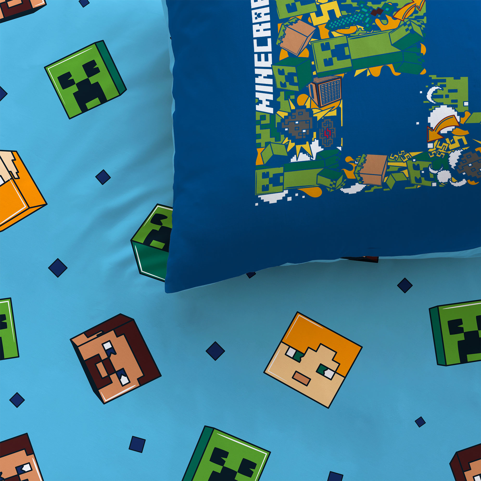 Minecraft Duvet cover Update - Single - 140 x 200 cm - Cotton
