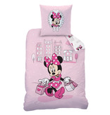 Disney Minnie Mouse Dekbedovertrek Shopping - Eenpersoons - 140 x 200 cm - Katoen