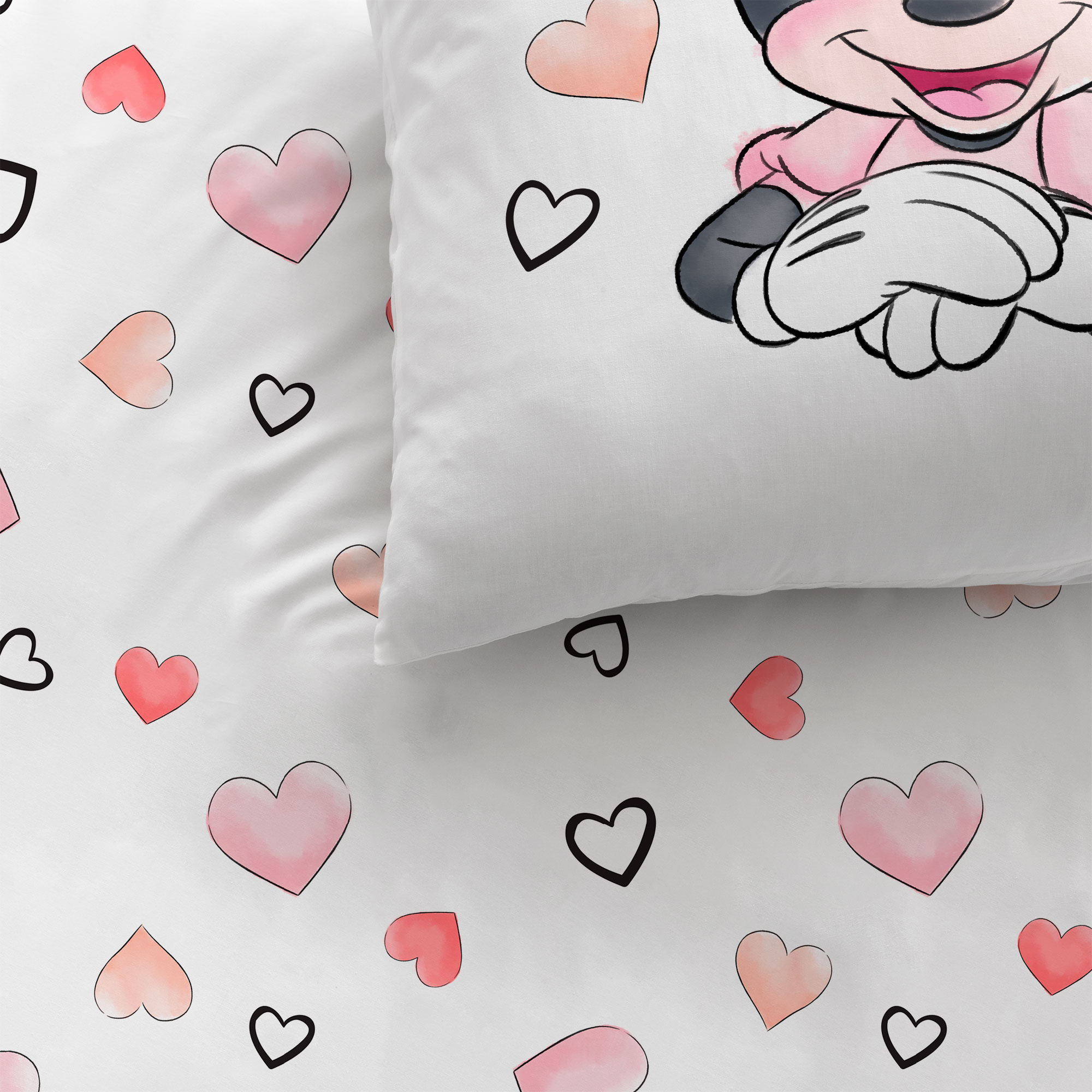 Disney Minnie Mouse Duvet cover Smile - Single - 140 x 200 cm - Cotton