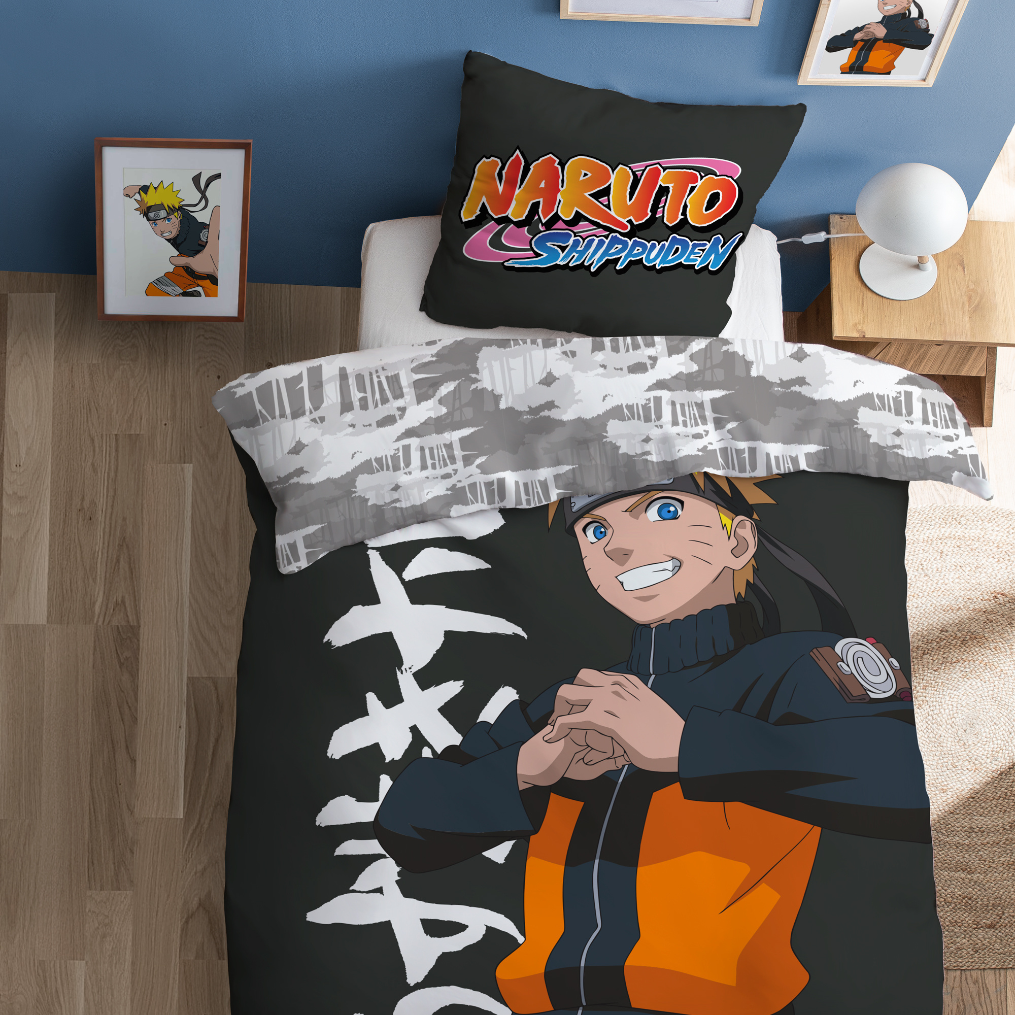 Naruto Dekbedovertrek Uzumaki - Eenpersoons - 140  x 200 cm - Katoen