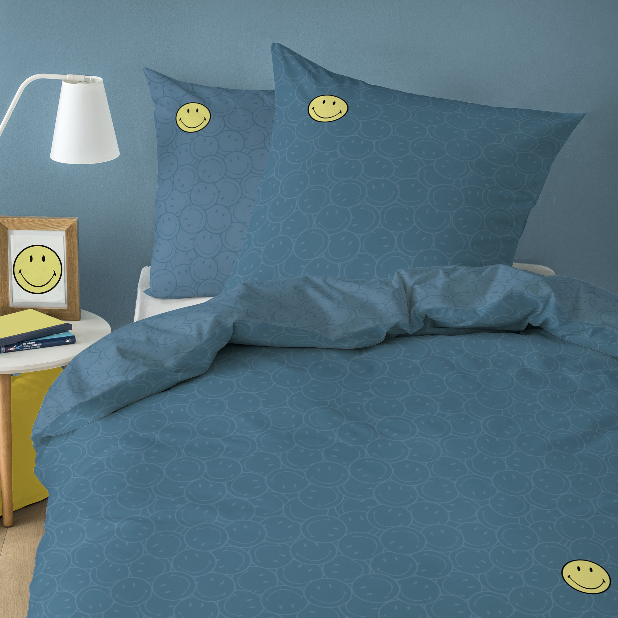 Smiley Duvet cover SMILE - Double - 200 x 200 cm - Cotton