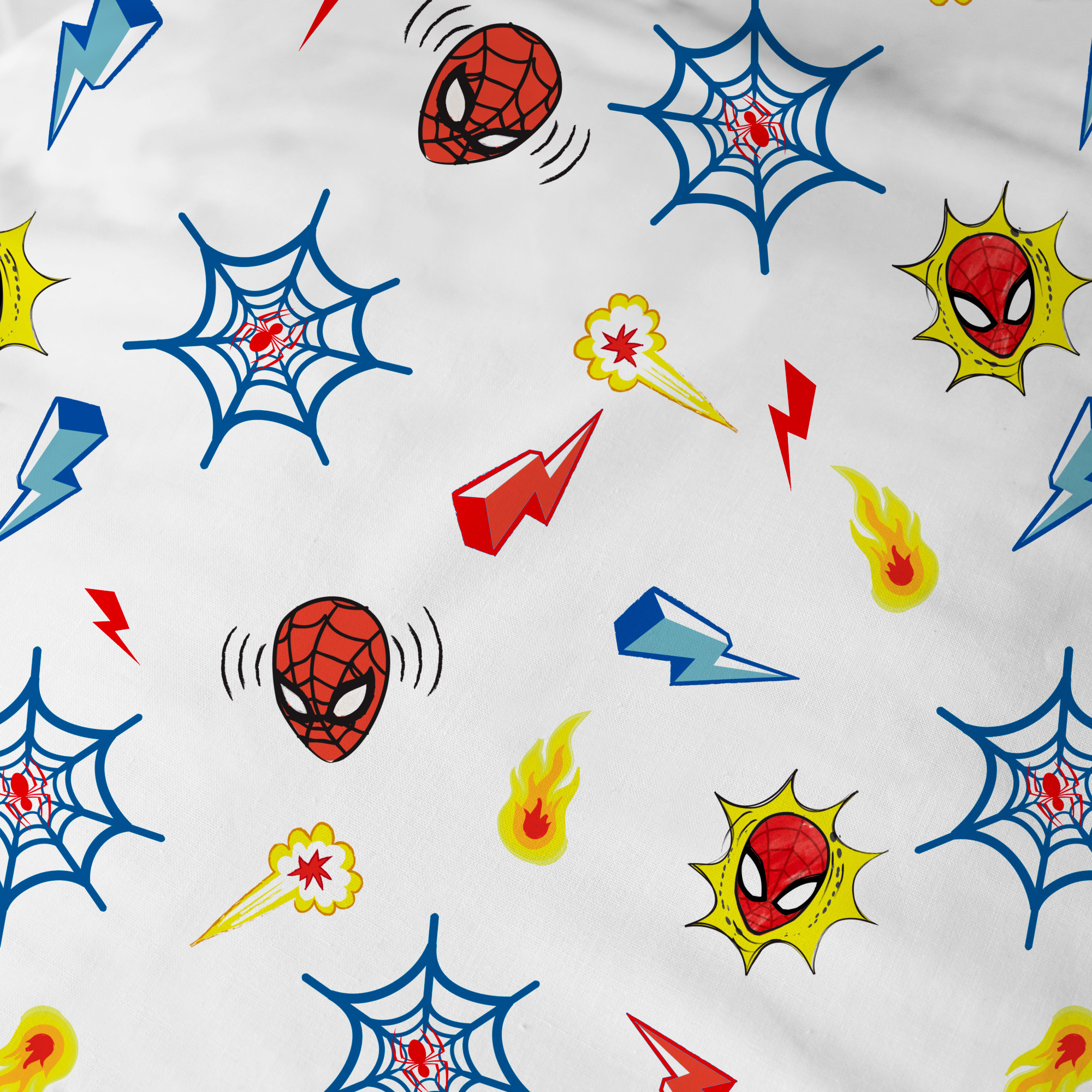 Spiderman Fitted sheet Avenger - Single - 90 x 190/200 cm - Cotton