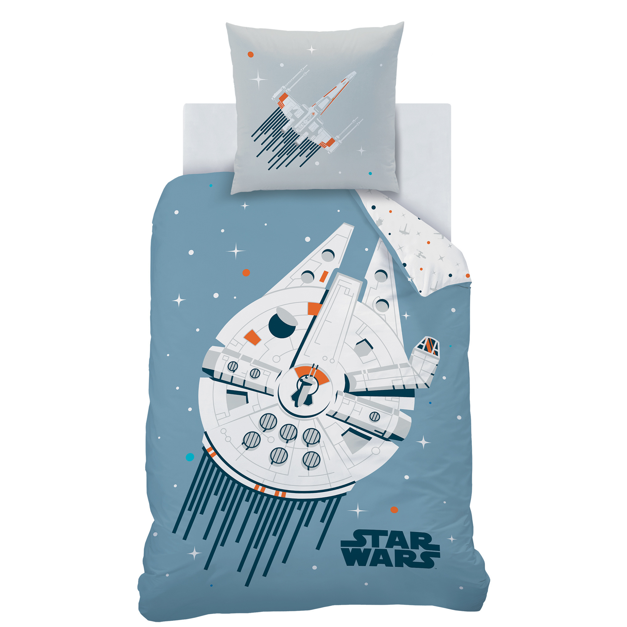 Star wars Duvet cover Millenium Falcon - Single - 140 x 200 cm - Cotton