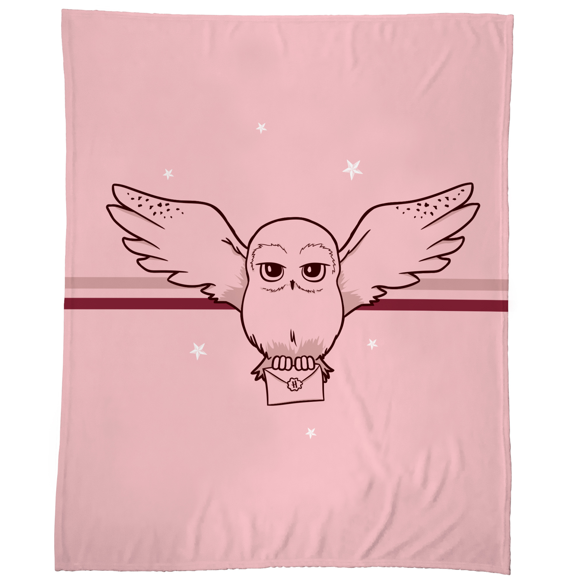 Harry Potter Fleece Deken Premium , Girly Owl - 125 x 150 cm  - Polyester