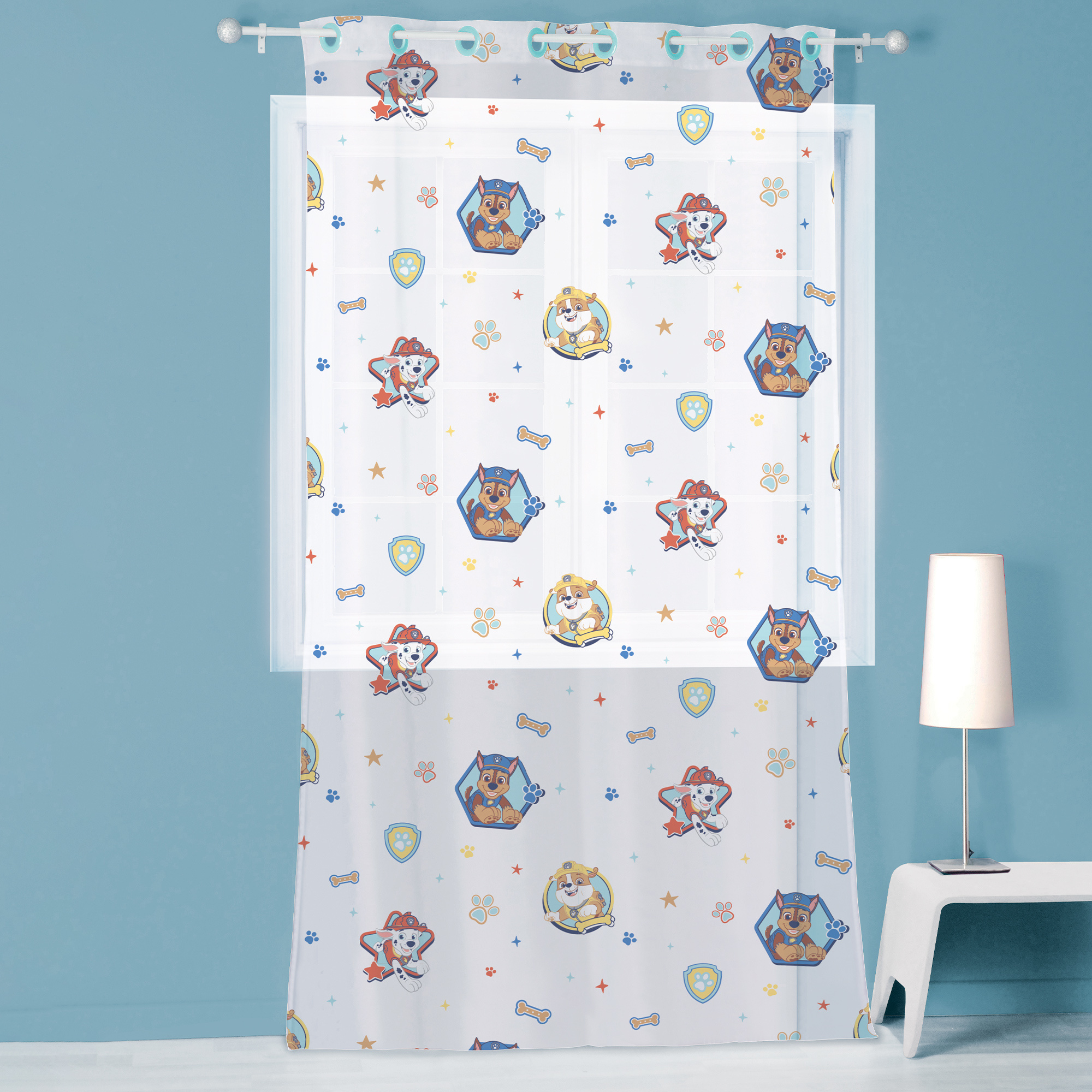 Paw Patrol Curtain / Vitrage Hero - 140 x 240 cm - 100% Polyester