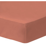 Matt & Rose Fitted sheet Terracotta - Double - 140 x 190/200 cm - Washed Cotton
