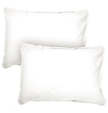 Matt & Rose Set Pillowcases White - 50 x 70 cm - Washed Cotton