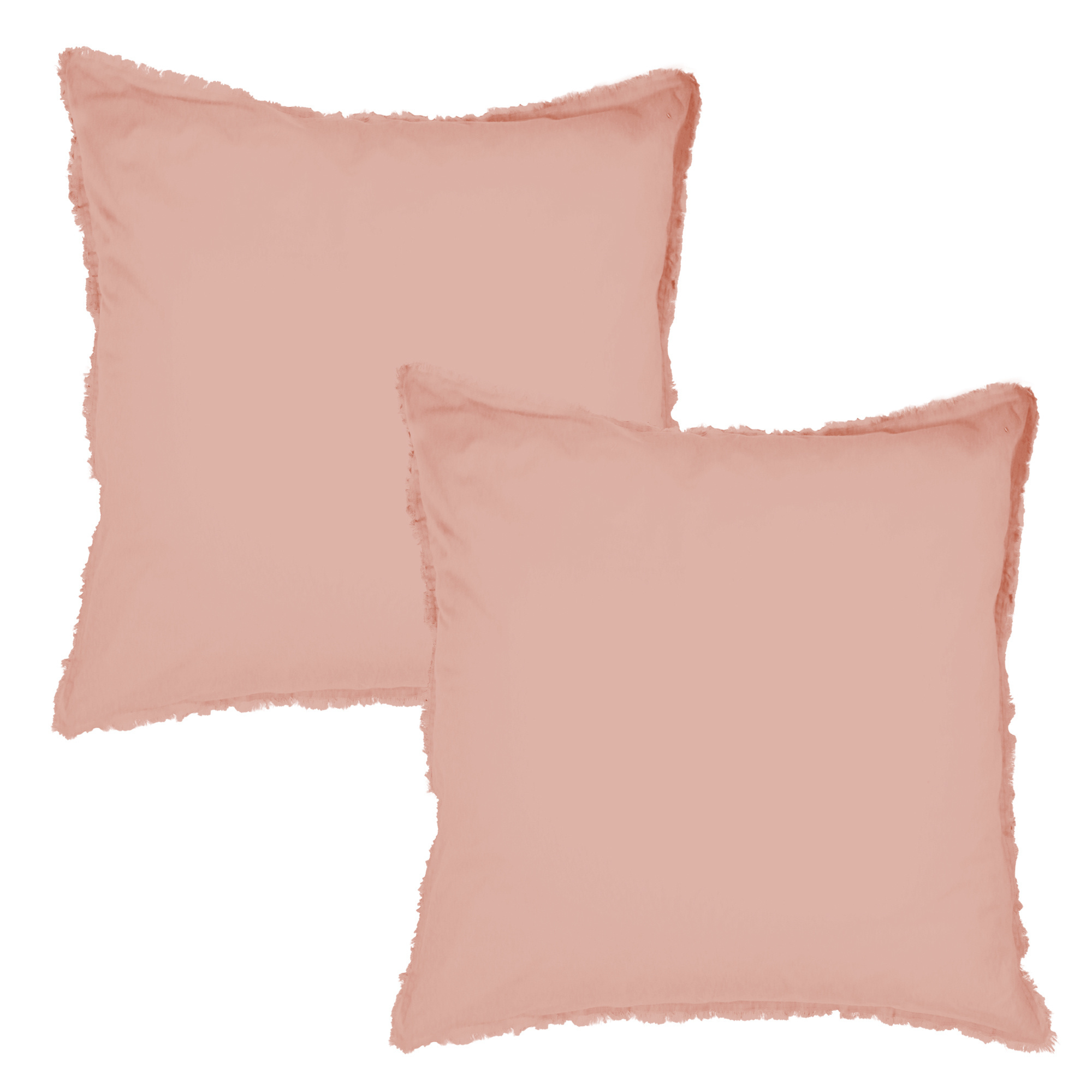 Matt & Rose Set Kussenslopen Nude - 65 x 65 cm - Gewassen Katoen