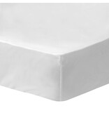 Matt & Rose Fitted sheet White - Single - 90 x 190/200 cm - Washed Cotton