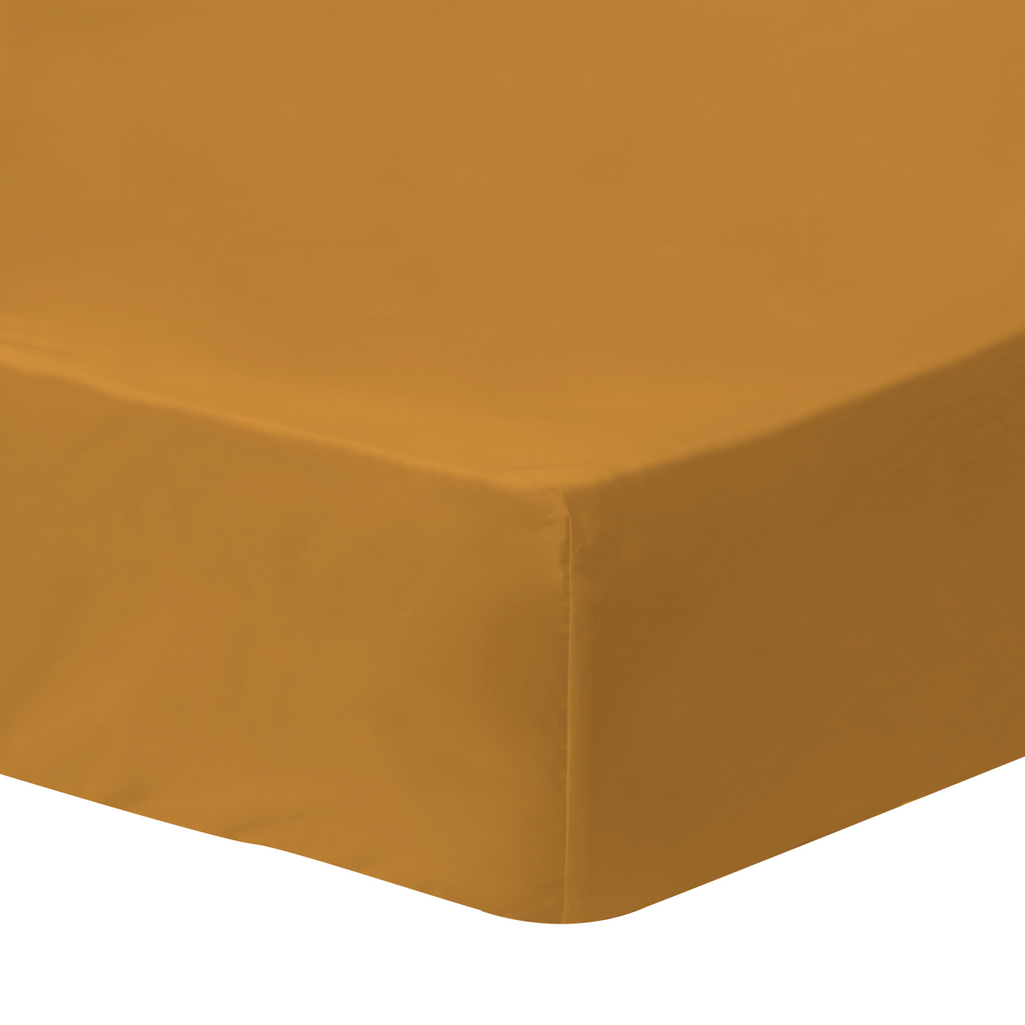 Matt & Rose Fitted sheet Caramel - Single - 90 x 190/200 cm - Washed Cotton