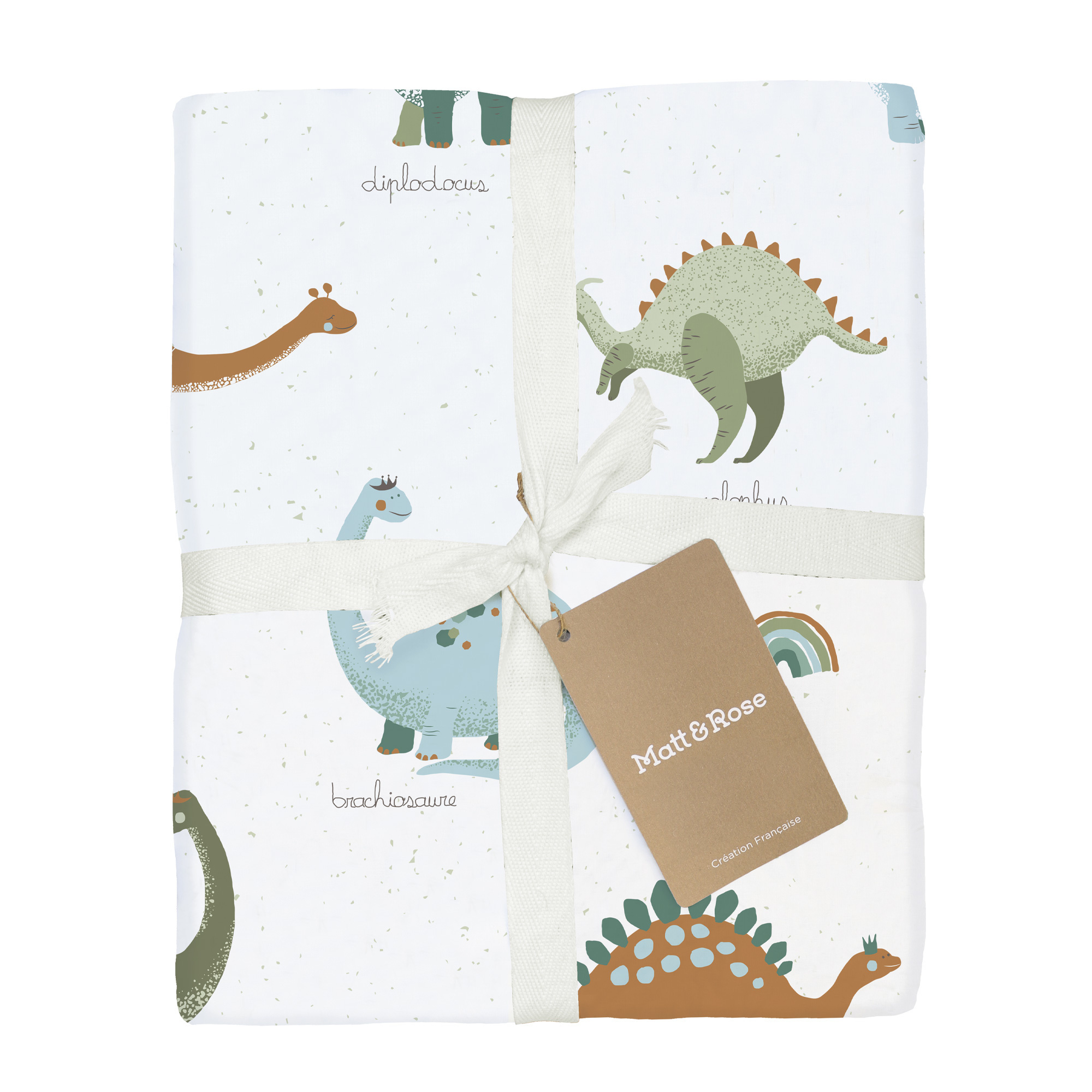 Matt & Rose Duvet cover Dino's - Single - 140 x 200 cm - Cotton