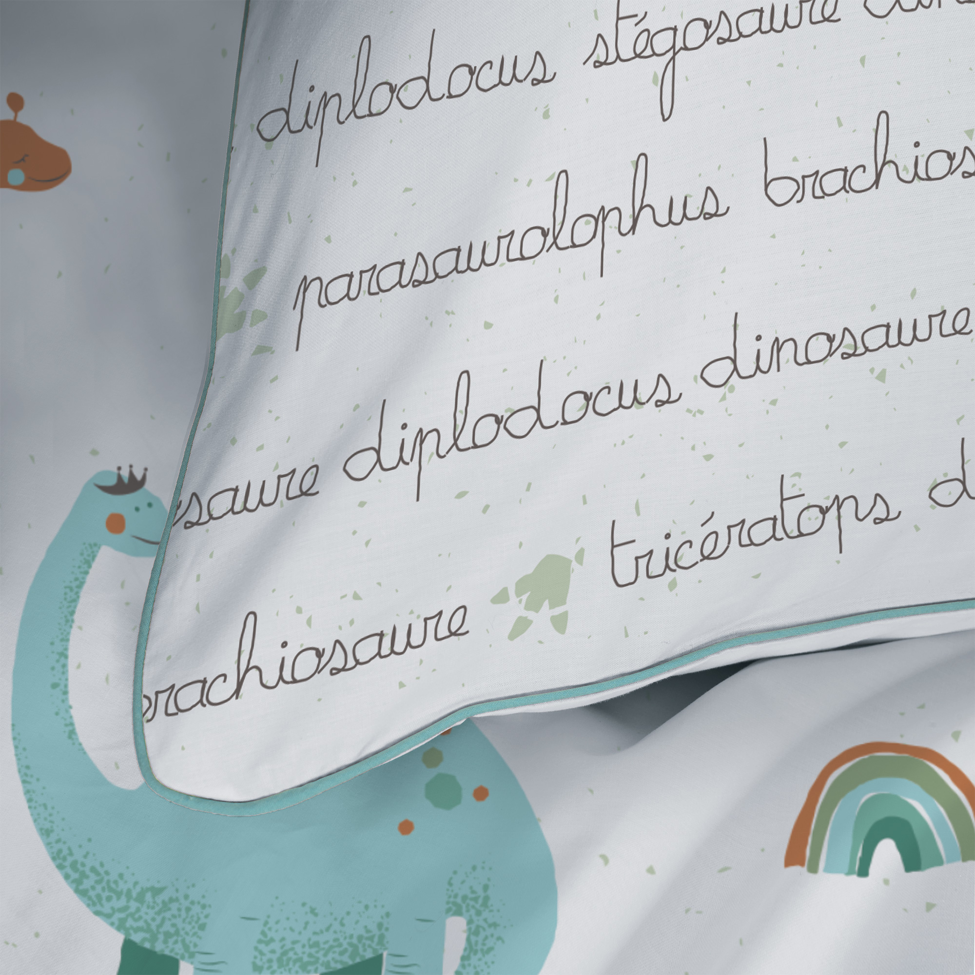 Matt & Rose Duvet cover Dino's - Single - 140 x 200 cm - Cotton