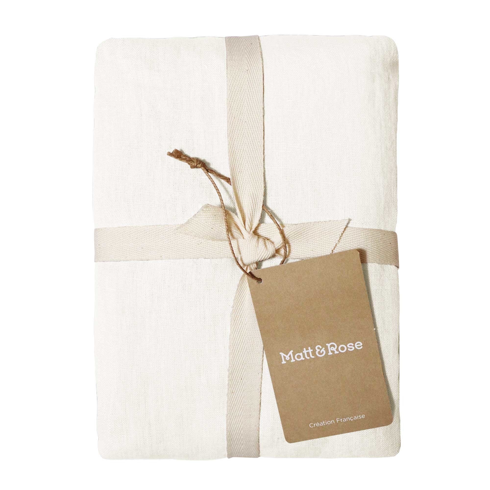 Matt & Rose Duvet cover Off White - Lits Jumeaux - 240 x 220 cm, without pillowcases - 100% Linen