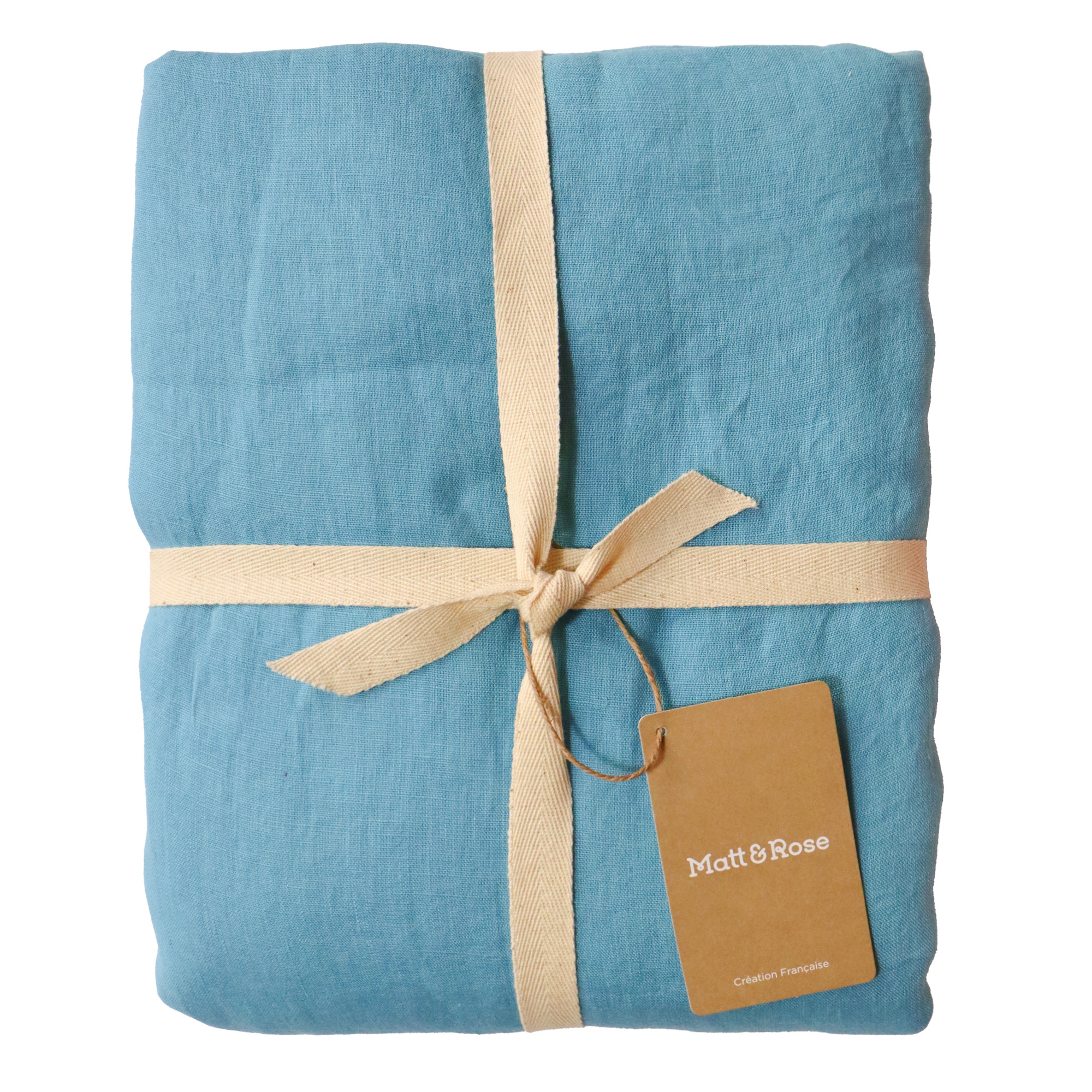 Matt & Rose Duvet cover Ice Blue - Hotel size - 260 x 240 cm, without pillowcases - 100% Linen