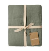 Matt & Rose Duvet cover Moss green - Hotel size - 260 x 240 cm, without pillowcases - 100% Linen