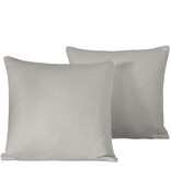 De Witte Lietaer Decorative pillowcases Olivia Dove - 2x 40 x 40 cm - Satin Cotton