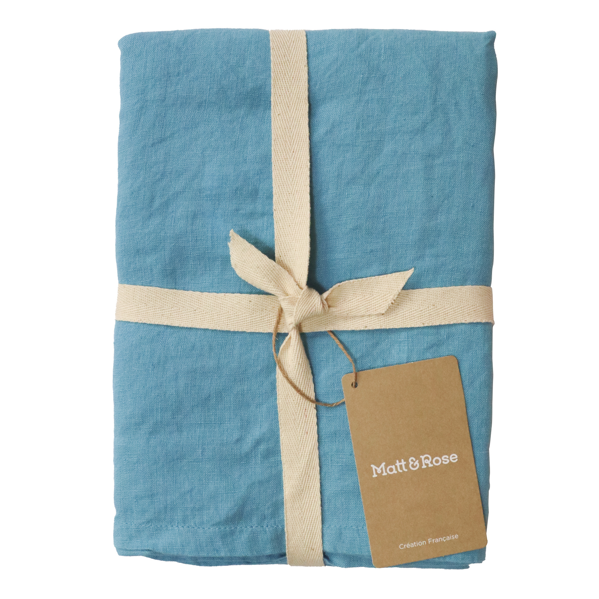 Matt & Rose Set Pillowcases Ice Blue - 50 x 70 cm - 100% Linen