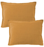 Matt & Rose Set Pillowcases Caramel - 50 x 70 cm - 100% Linen