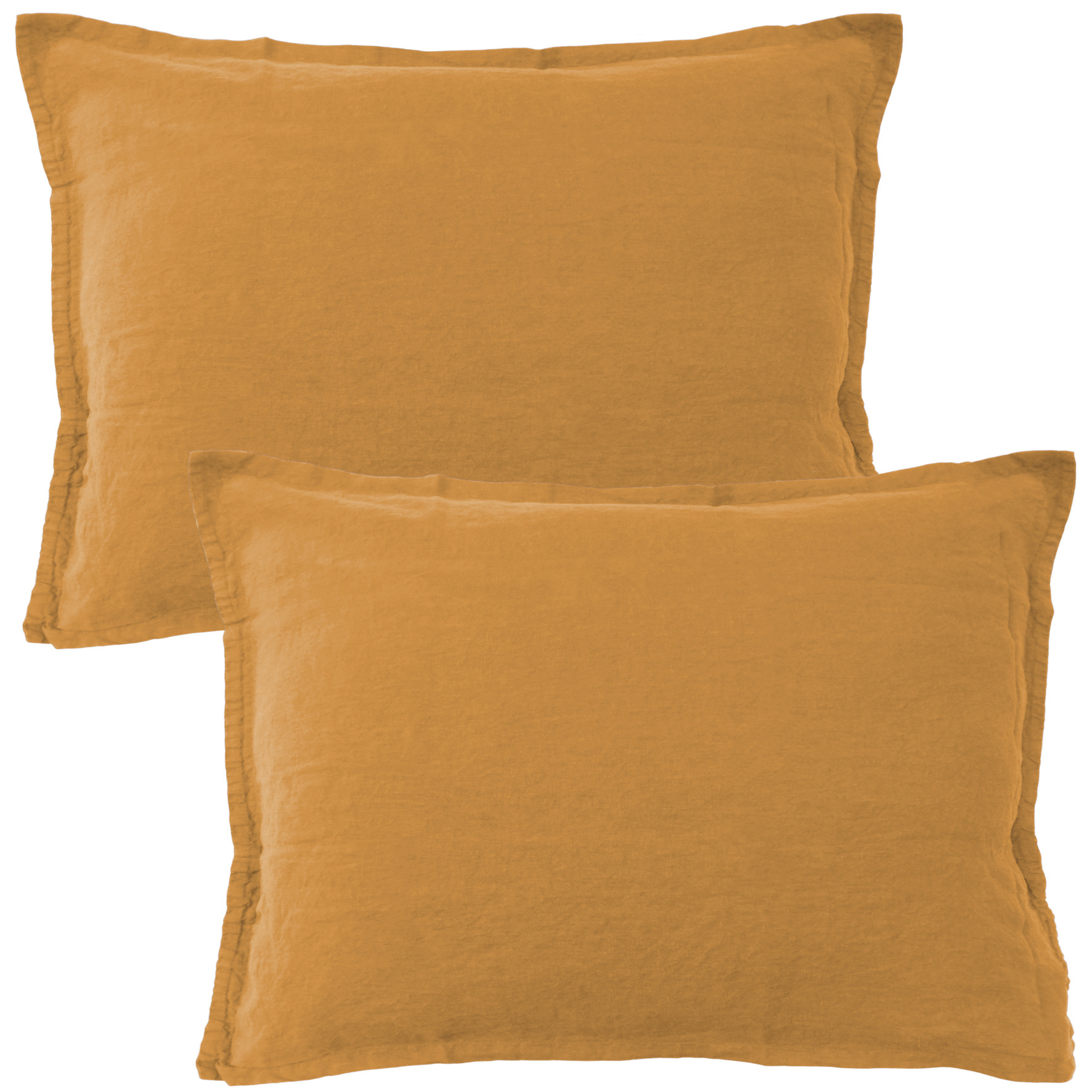 Matt & Rose Set Pillowcases Caramel - 50 x 70 cm - 100% Linen