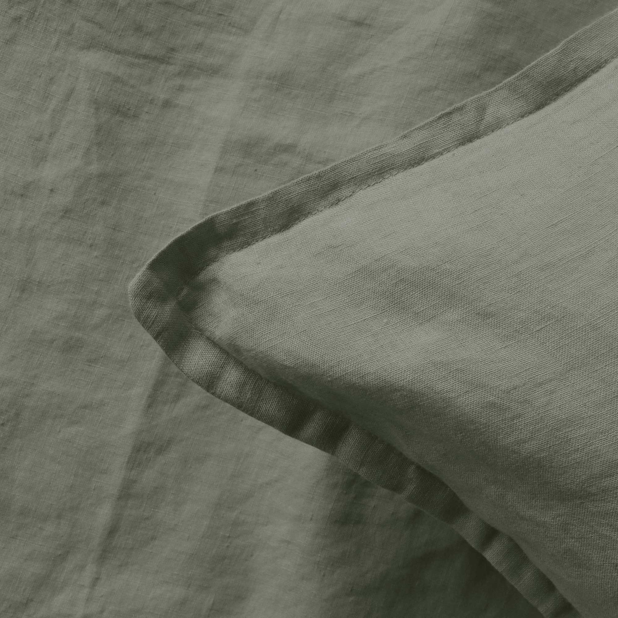 Matt & Rose Set Pillowcases Moss Green - 50 x 70 cm - 100% Linen