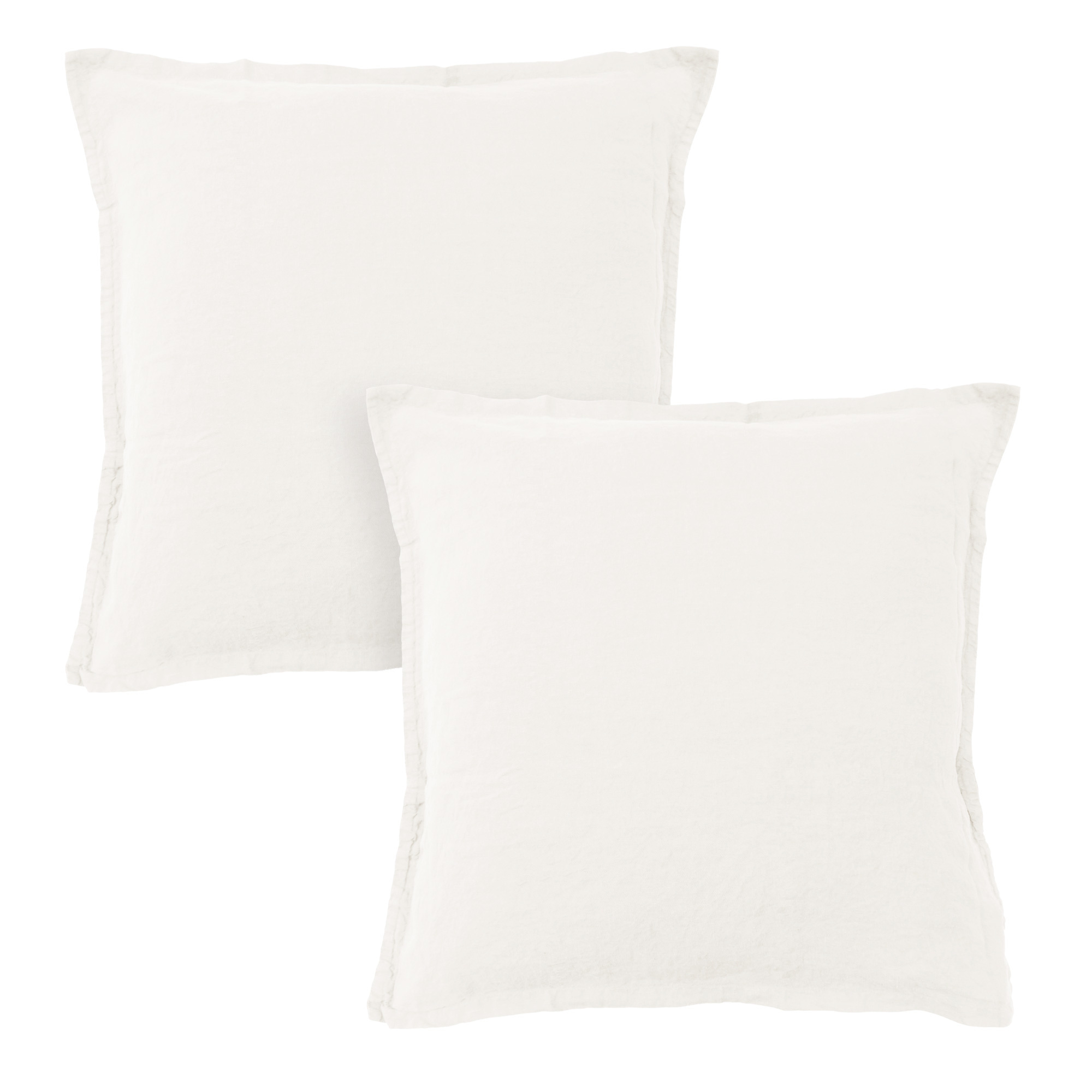Matt & Rose Set Pillowcases Off White - 65 x 65 cm - 100% Linen