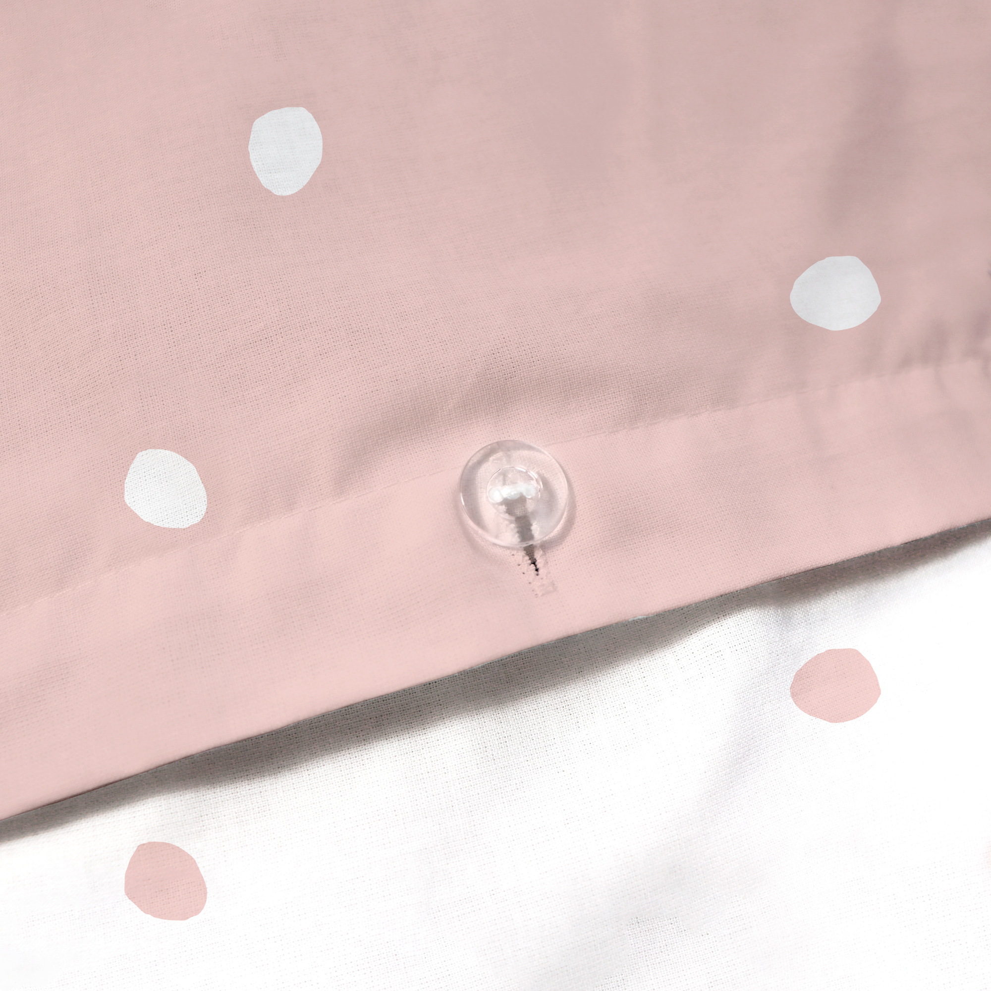 Matt & Rose Duvet cover Pink Spots - Single - 140 x 200 cm - Cotton