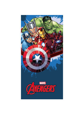 Marvel Avengers Strandlaken Blue - 70 x 140 cm - Katoen