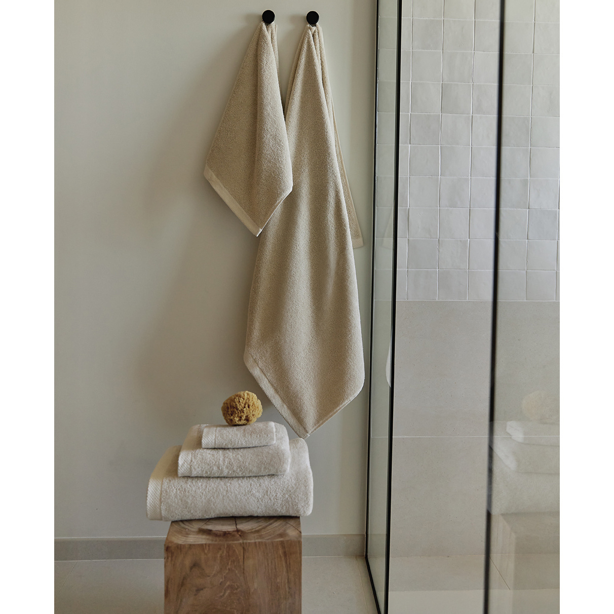 Torres Novas 1845 Towel DO ZERO, Natural - 50 x 100 cm - 100% Cotton