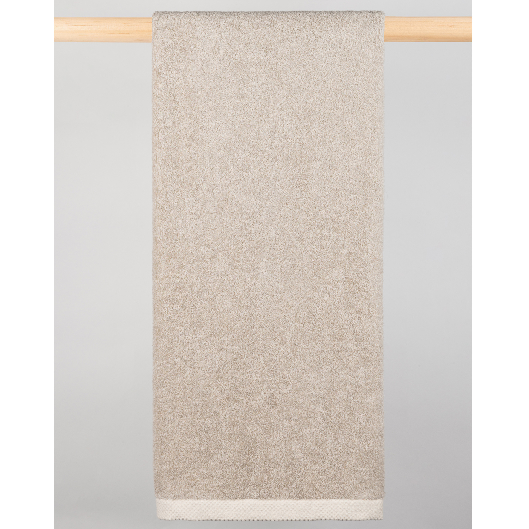 Torres Novas 1845 Bath towel DO ZERO, Gray - 150 x 100 cm - 100% Cotton