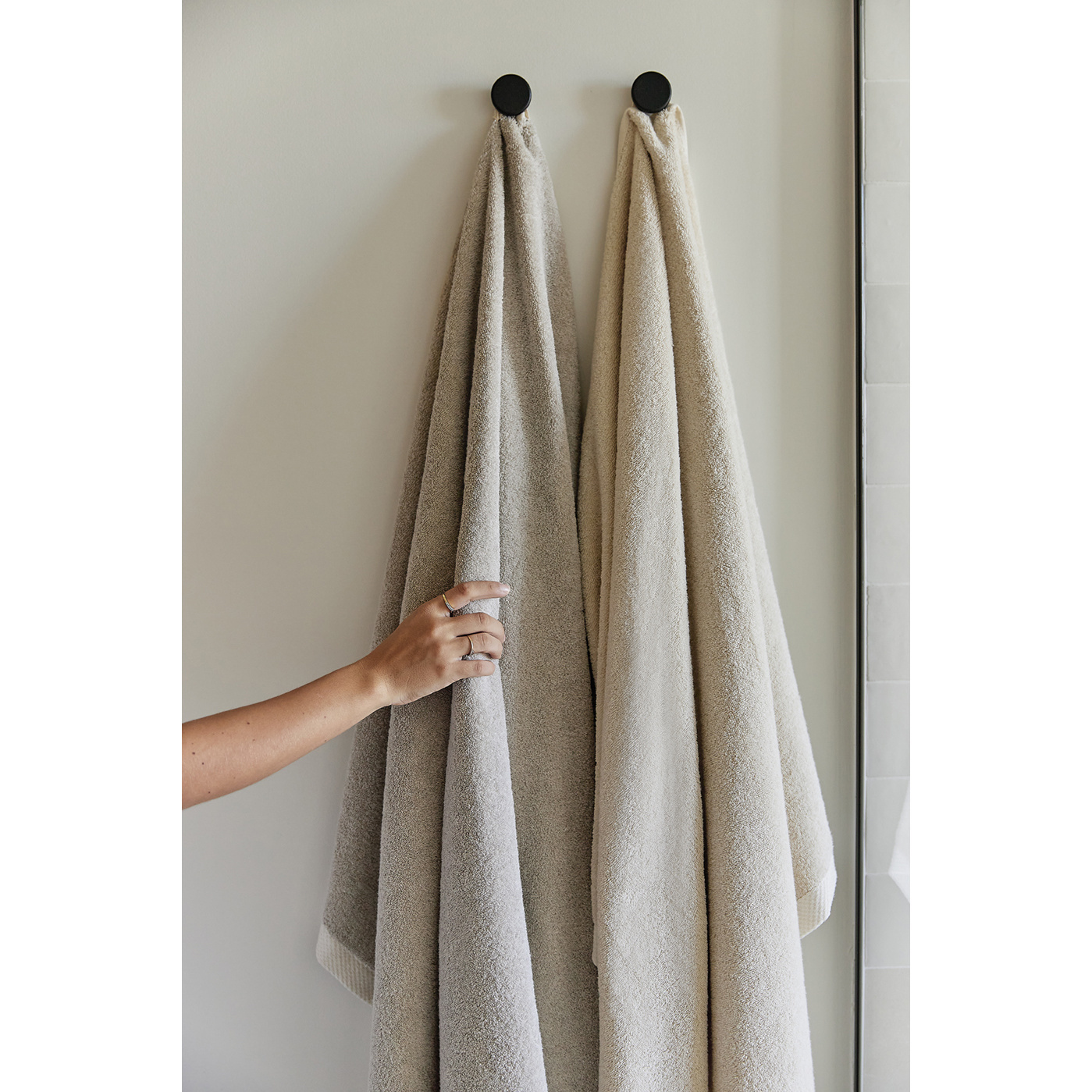 Torres Novas 1845 Bath towel DO ZERO, Gray - 150 x 100 cm - 100% Cotton