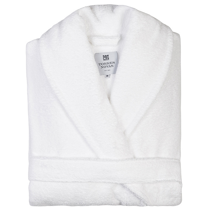 Torres Novas 1845 Bathrobe White - Small - Unisex - 100% Cotton