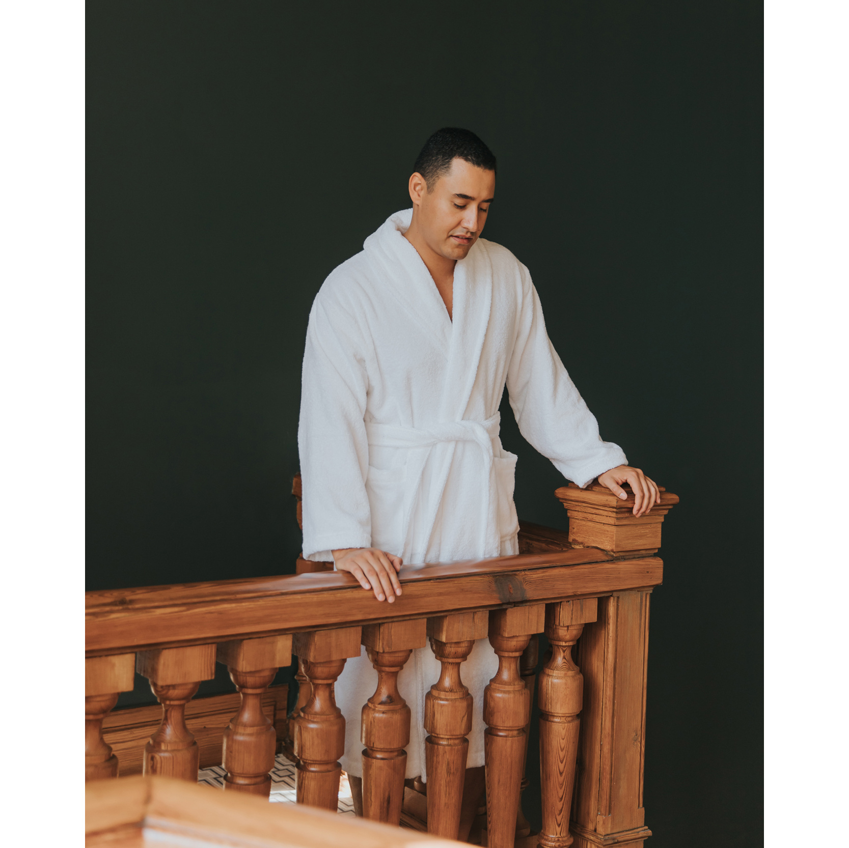 Torres Novas 1845 Bathrobe White - Medium - Unisex - 100% Cotton