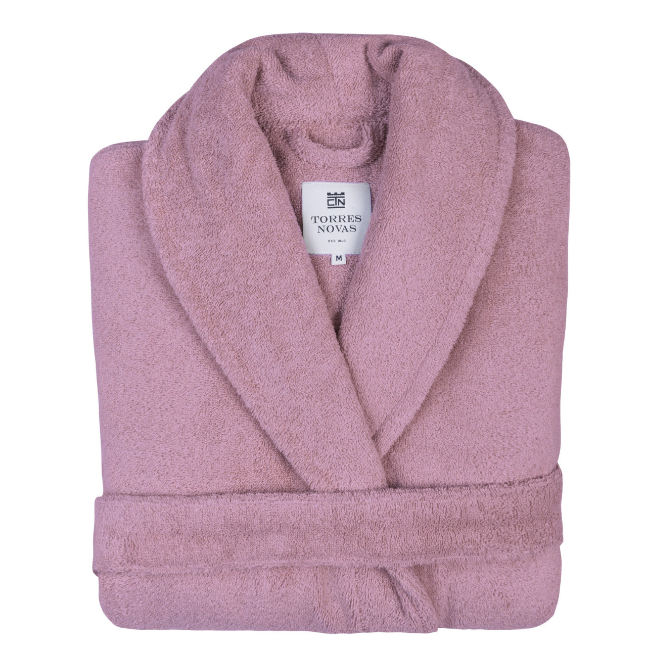 Torres Novas 1845 Bathrobe Old Pink - Small - Unisex - 100% Cotton