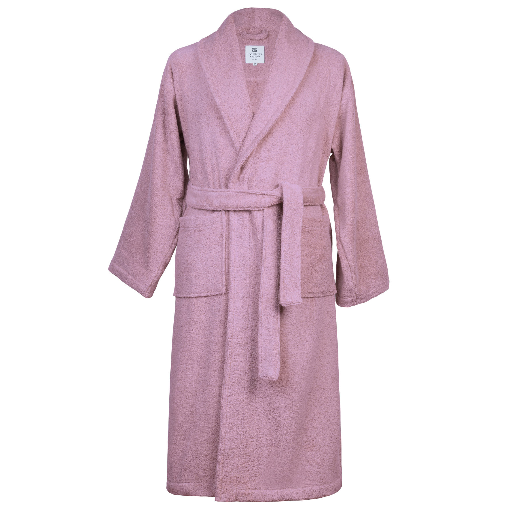 Torres Novas 1845 Bathrobe Old Pink - Medium - Unisex - 100% Cotton