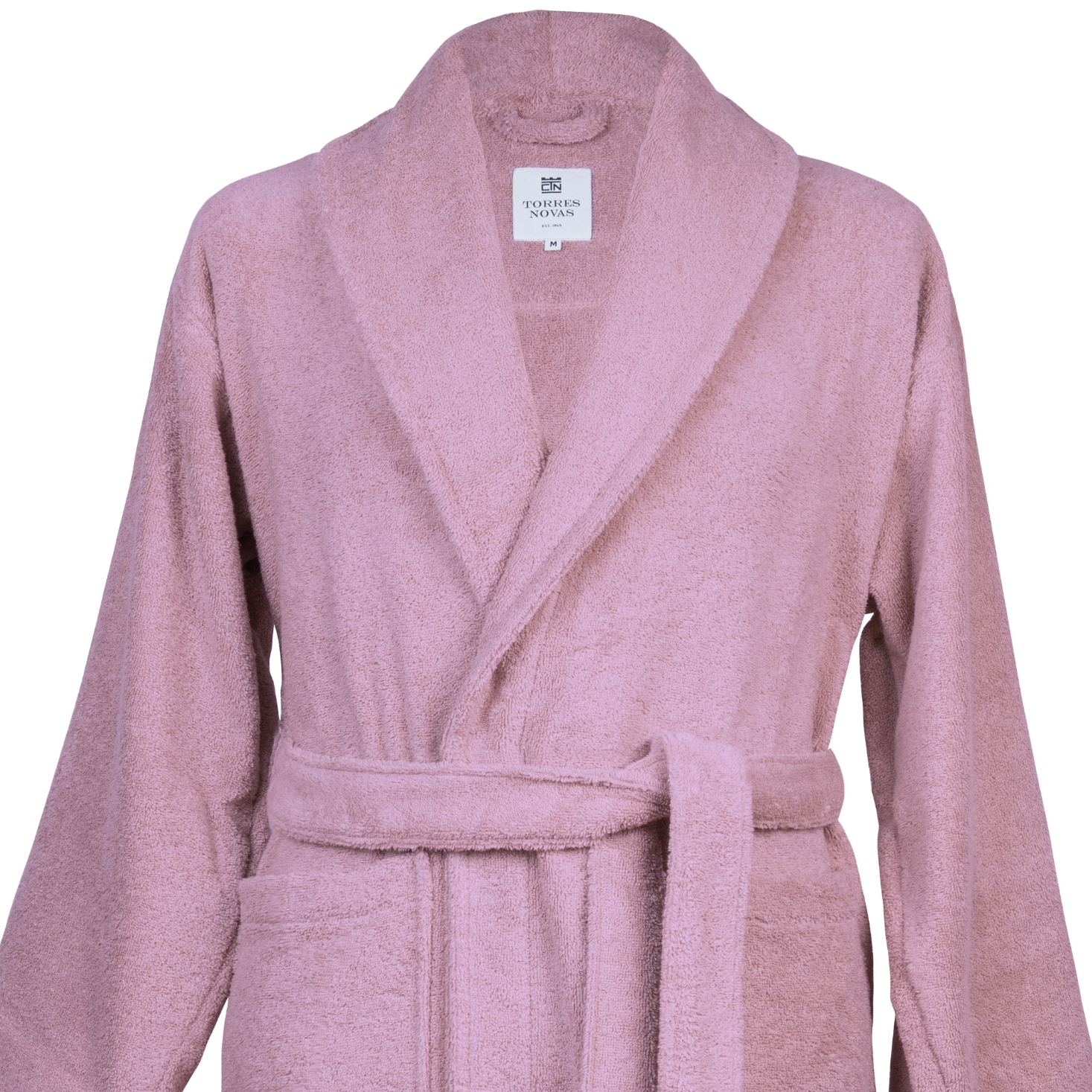 Torres Novas 1845 Bathrobe Old Pink - X Large - Unisex - 100% Cotton