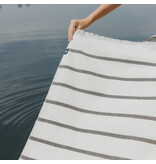 Torres Novas 1845 Beach towel Boa-Nova, Black - 70 x 130 cm - 100% Cotton