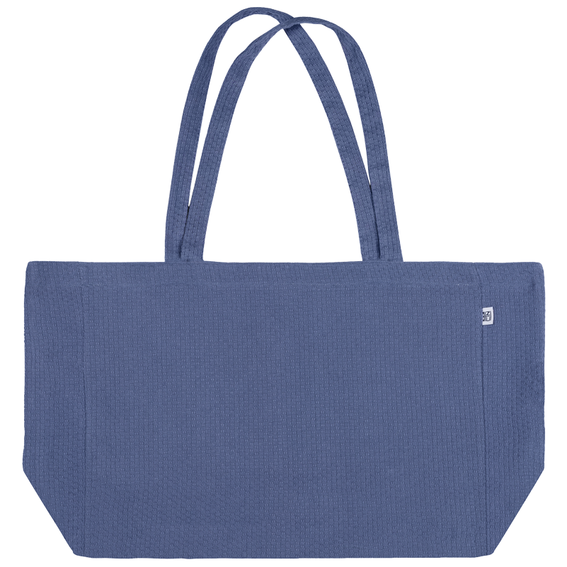 Torres Novas 1845 Beach bag Santa Maria, Blue - 41 x 29 x 14 cm - Cotton