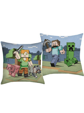 Minecraft Throw pillow Overworld 40 x 40 cm Polyester