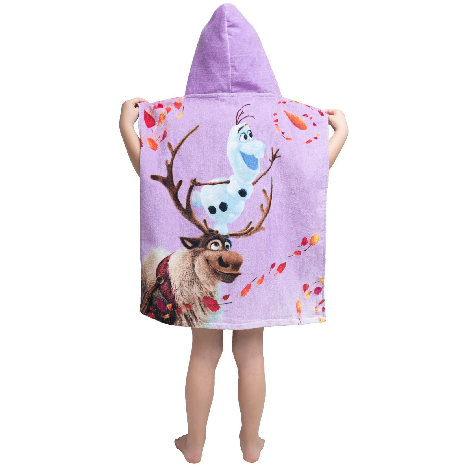 Disney Frozen Poncho / Bathcape Leaves - 50 x 115 cm - Cotton