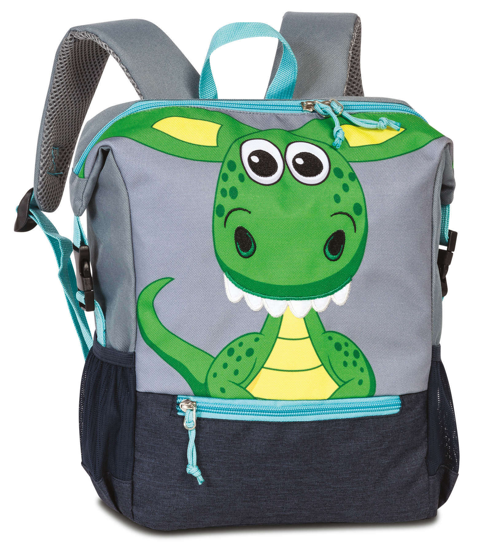 Fabrizio Backpack, Dragon - 32 x 23/36 x 10 cm - GO GREEN